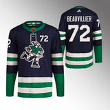 Vancouver Canucks #72 Anthony Beauvillier Navy Reverse Retro 2.0 Jersey
