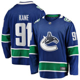 Vancouver Canucks #91 Evander Kane Home Breakaway Jersey - Blue