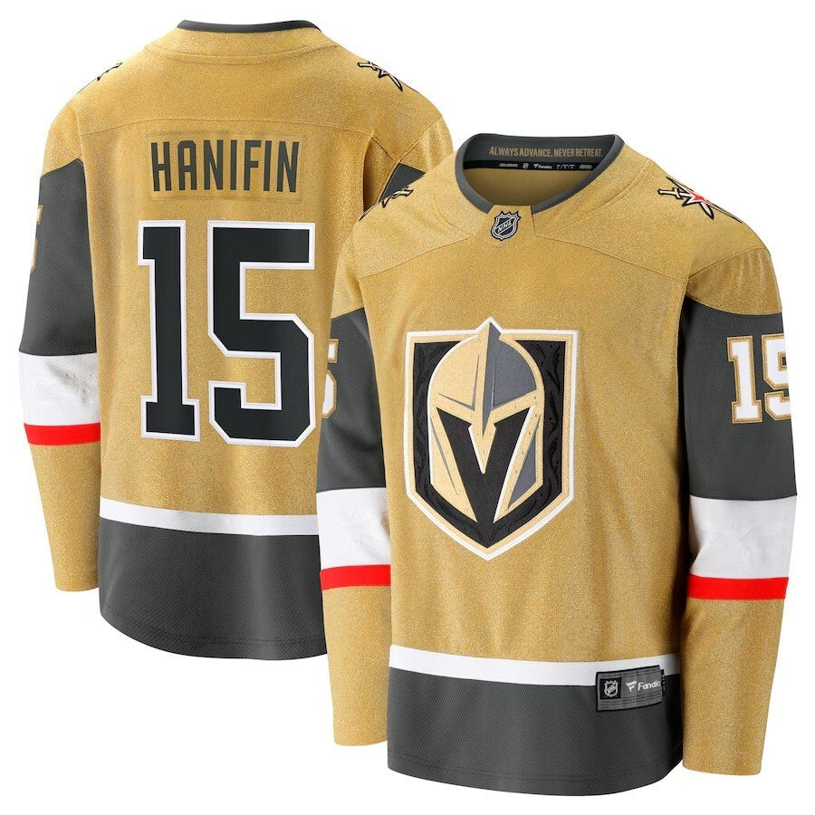Vegas Golden Knights #15 Noah Hanifin Home Breakaway Jersey - Gold