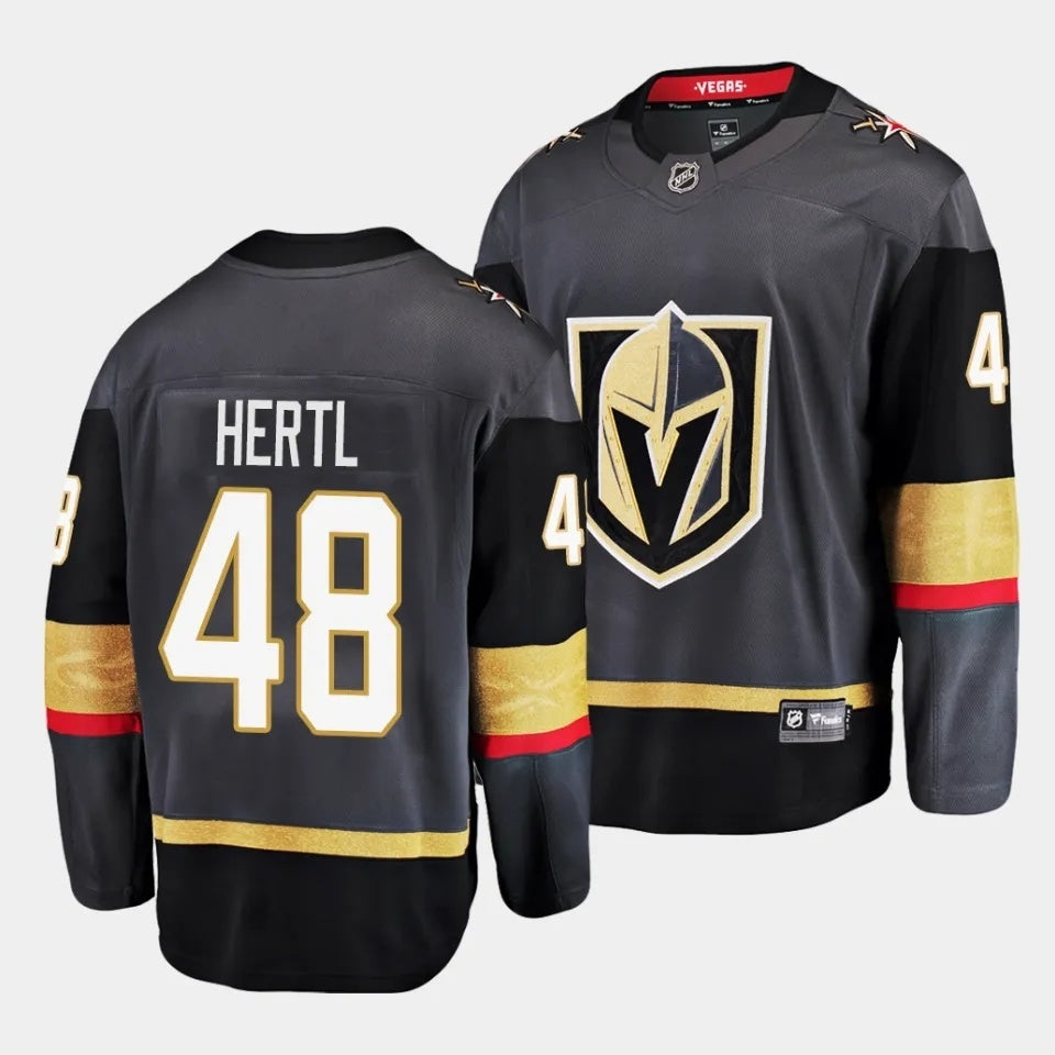 Vegas Golden Knights #48 Tomas Hertl Alternate Black Jersey