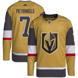 Vegas Golden Knights #7 Alex Pietrangelo Home Primegreen Authentic Pro Player Jersey - Gold
