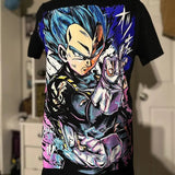 Vegeta super Tee Cotton Black
