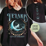 Velaris ACOTAR T-Shirt, Velaris City Of Starlight, The Night Court Shirt, Booktok Sjm Merch,Court Of Thorns And Roses Shirt, acotar merch