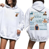 Ver 2 JJ Maybank 24 Sayings and Lines Outer Banks OBX4 2 Sides Hoodie for men and women