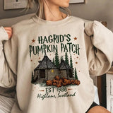 Ver 3 Hagrid's Pumpkin Farm Sweatshirt, Fall Pumpkin Shirt, Potterhead Fan Gift pumpkin crewneck
