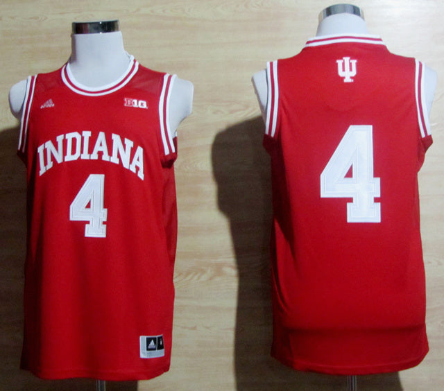 Victor Oladipo #4 Red With Big 10 Logo
