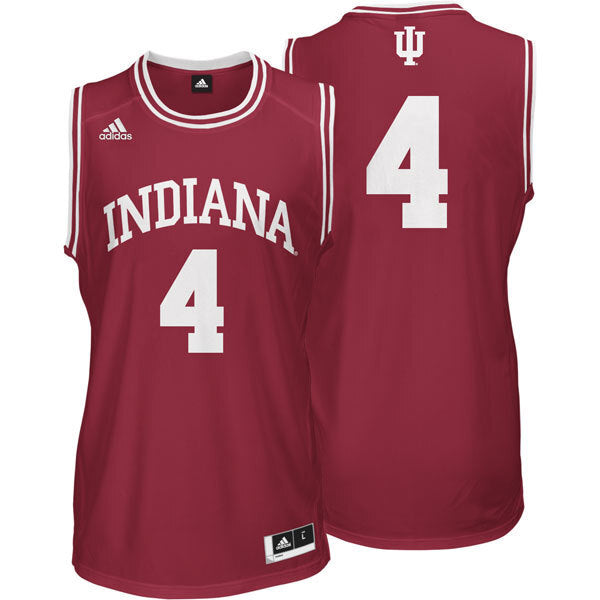 Victor Oladipo #4 Red With Big 10 Logo 1