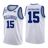 Villanova Wildcats Arcidiacono 15 Crew Neck White