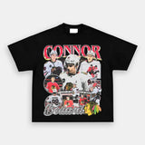 Vintage College Graphic Tee, CONNOR BEDARD TEE Shirt