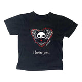 Vintage Goth Baby Tee - Y2K Women Streetwear Gothic Emo Girl Top - Scene Clothing 2000s - Gift For Girlfriend
