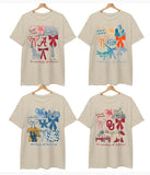 Vintage Natural College NCAA Coquette T-shirt, Vintage T-shirt All Teams NCAA, Classic Sport T-shirt, Gifts For Sport. Cotton