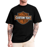 Vintage World's Coolest Custom Nickname Motorcycle Shirt, Family Gift ,  Dad  Christmas Gifts, Father's Day Tee Birthday Gift from Family