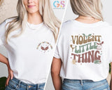 Violent Little Thing T Shirt, Fourth Wing Shirt, Fantasy Book Lover Gift