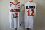 Virginia Cavaliers #12 De'Andre Hunter 12 # White NCAA Jersey