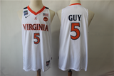 Virginia Cavaliers #5 Kyle Guy 5 # White NCAA Jersey