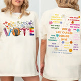 Vote As If Shirt, Kamala Harris Shirt, Voting Tee, Election Tee, Roe v Wade Shirt, Pro Choice Tee, Vote Gift