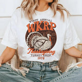 WKRP First Annual Turkey Drop thanksgiving shirt, Sweatshirt, Hoodie unisex Sweatshirt, Hoodie, Comfort Colors Top Womenswear