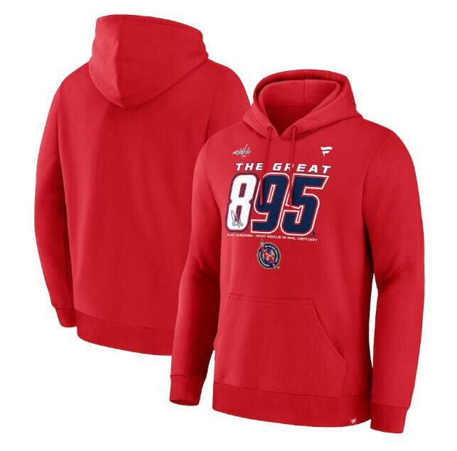 Washington Capitals Red All-Time Leading Goal Scorer The Great 895 Pullover Hoodie