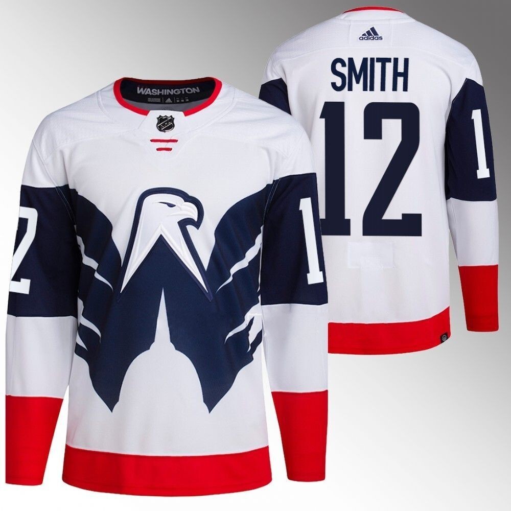 Washington Capitals #12 Craig Smith White 2023 NHL Stadium Series Jersey_conew1