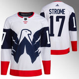 Washington Capitals #17 Dylan Strome 2023 NHL Stadium Series White Jersey_conew1
