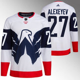 Washington Capitals #27 Alexander Alexeyev 2023 NHL Stadium Series White Jersey