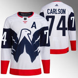 Washington Capitals #74 John Carlson 2023 NHL Stadium Series White Jersey