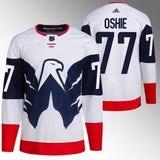Washington Capitals #77 T.J. Oshie 2023 NHL Stadium Series White Jersey