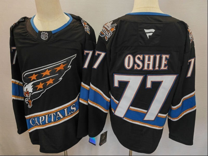 Washington Capitals #77 T.J. Oshie Capitals Black Edition