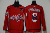 Washington Capitals #8 Alexander Ovechkin Team LOGO Edition