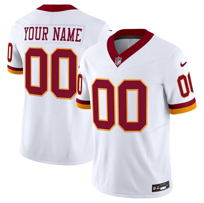 Washington Commanders Active Player Custom White 2025 F.U.S.E. Throwback Vapor