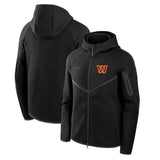 Washington Commanders Black Tech Fleece Full-Zip Windrunner Hoodie