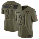 Washington Commanders #21 Sean Taylor Olive 2025 F.U.S.E. Salute to Service