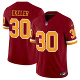 Washington Commanders #30 Austin Ekeler Burgundy 2025 F.U.S.E. Throwback Limited