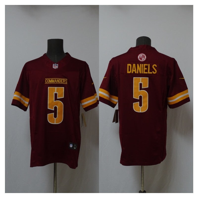 Washington Commanders #5 Jayden Daniels 3 Edition Style 4