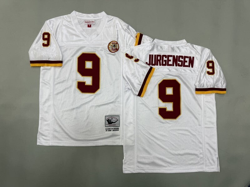Washington Commanders #9 Jurgensen Washington Redskins Style 2