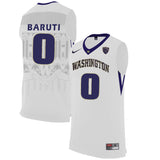 Washington Huskies Bitumba Baruti 0 White