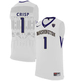 Washington Huskies David Crisp 1 White