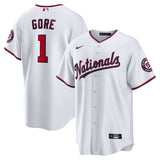 Washington Nationals #1 MacKenzie Gore Home Replica Jersey - White
