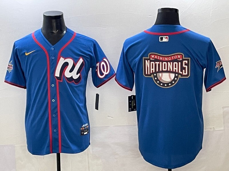 Washington Nationals #29 James Wood Nationals 25 All-Star Style 1