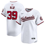 Washington Nationals #39 Jake Alu Home Limited Player Jersey - White Style 2