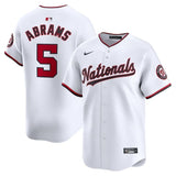 Washington Nationals #5 CJ Abrams Home Limited Player Jersey - White