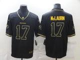 Washington Redskins #17 Mclaurin Black Retro Gold 137