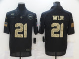 Washington Redskins #21 Sean Taylor 20 Salute Camo Text 635