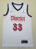 Washington Wizards #33 Kyle Kuzma Wizards 33 White City s-xxl Style 2
