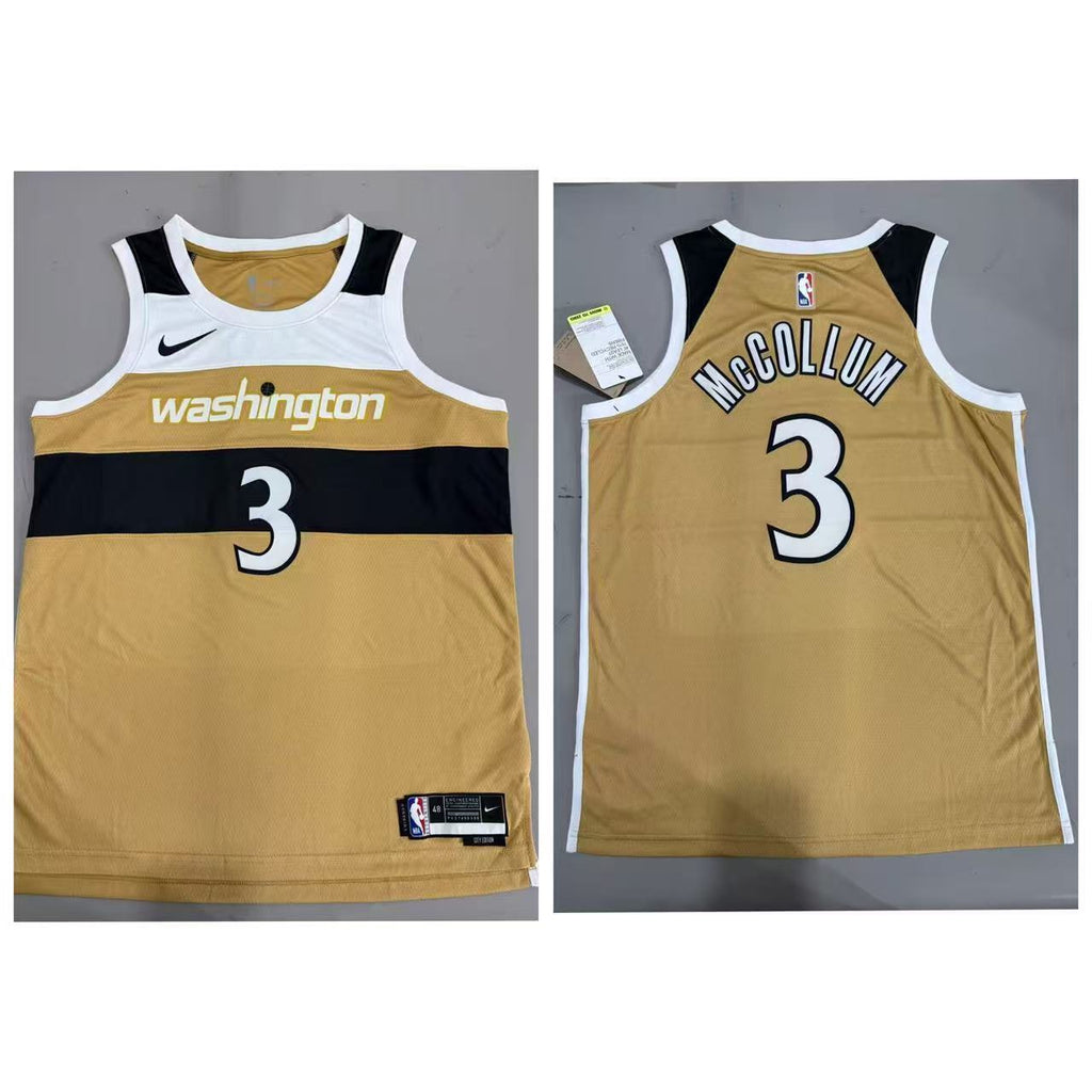 Washington Wizards #3 Bradley Beal 26 Wizards City Yellow