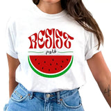 Watermelon Resist Sweatshirt, Abolition and the Liberation of Palestine Sweatshirt, Watermelon Flag Shirt Casual Womenswear