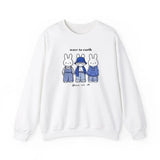 Wave To Earth Miffy Sweatshirt, Wave To Earth  Sweatshirt Memeshirt Menswear Unisex