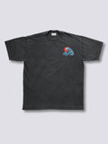 Wavy Phoenix Back Vintage T-Shirt