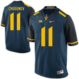 West Virginia Mountaineers Chris Chugunov 11 Blue