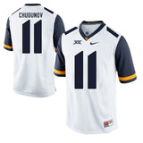 West Virginia Mountaineers Chris Chugunov 11 White